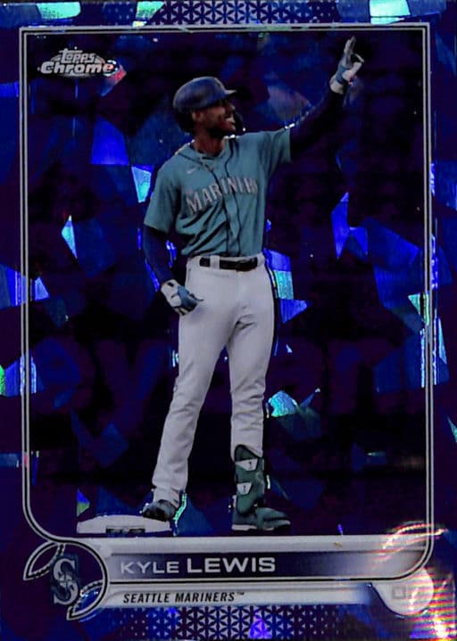 Kyle Lewis 2022 Topps Chrome Sapphire #206 Seattle Mariners