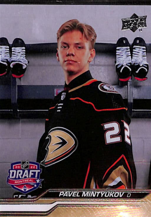 2023-24 Upper Deck Draft Anaheim Ducks Pavel MintyYukov #731