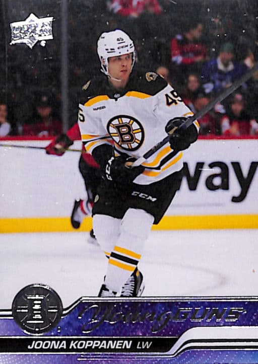 Joona Koppanen 2023-24 Upper Deck Series 1 Young Guns #203 Boston Bruins
