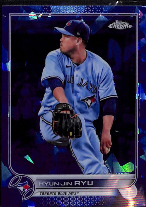 Hyun-Jin Ryu 2022 Topps Chrome Sapphire #297 Toronto Blue Jays
