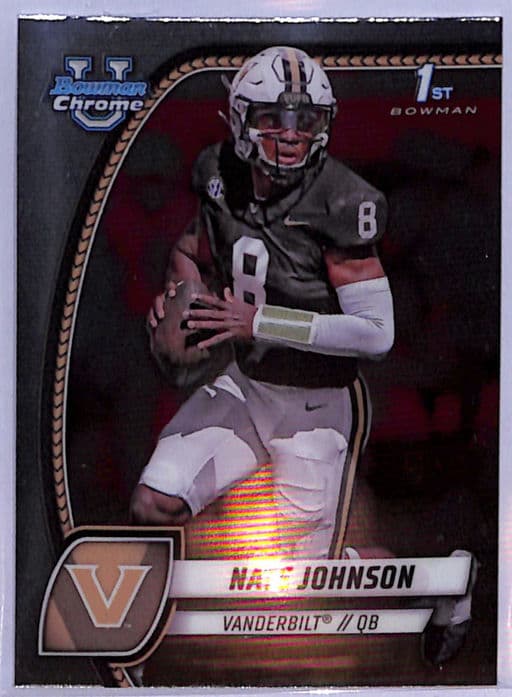2024 Bowman University Chrome Nate Johnson #135