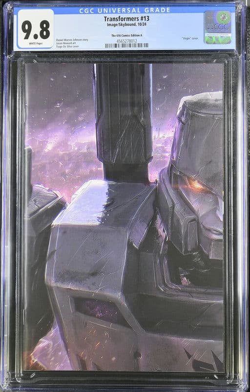 Transformers #13 Tiago Da Silva Virgin Cover Edition A CGC 9.8 616 Comics
