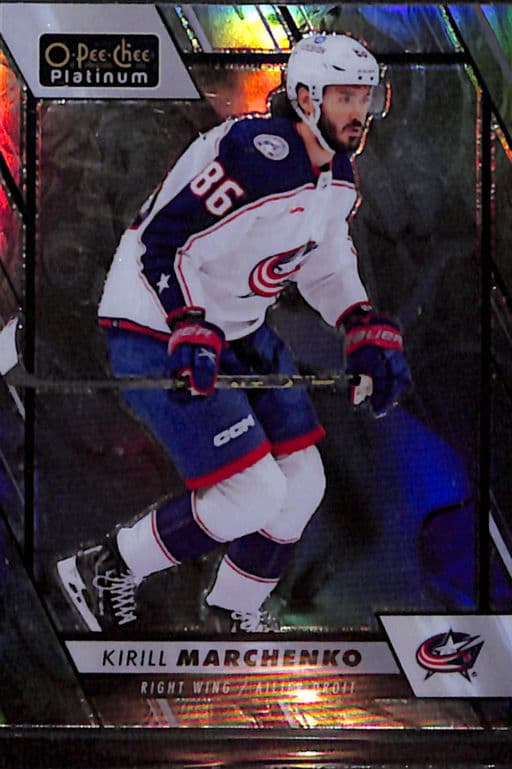 2023-24 O-Pee-Chee Liquid Metal Columbus Blue Jackets Kirill Marchenko #128 /399