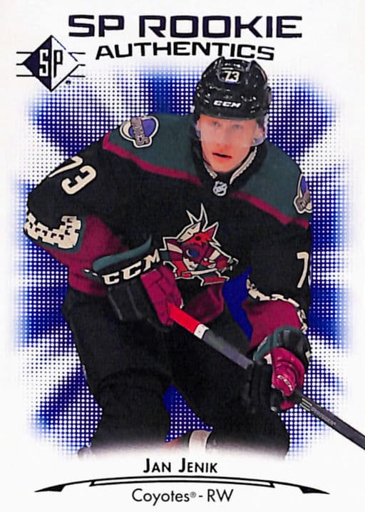 Jan Jenik 2021-22 SP Rookie Authentics #130 Arizona Coyotes