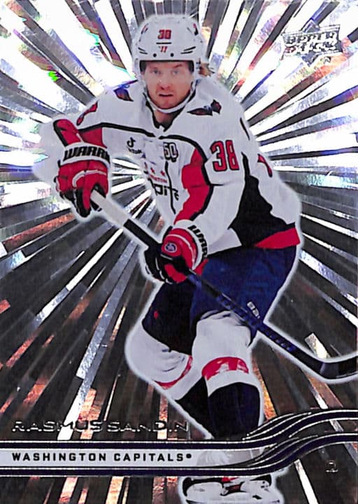 Rasmus Sandin 2025-26 Upper Deck Series 1 #192 Outburst Washington Capitals