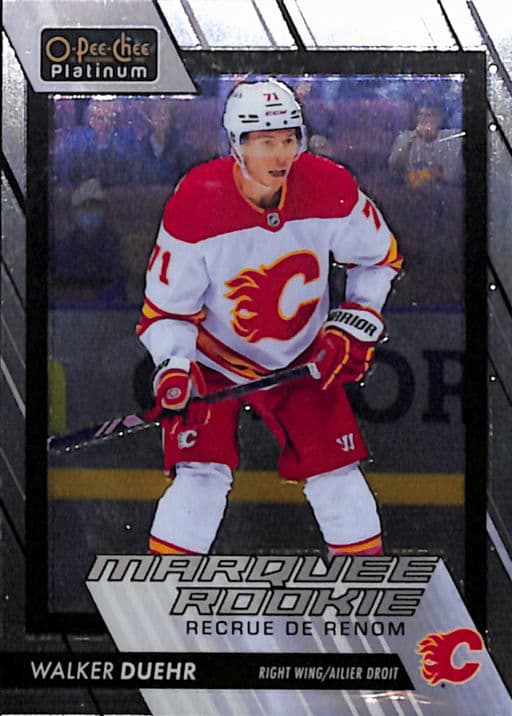 Walker Duehr 2023-24 O-Pee-Chee Platinum Marquee Rookie #257 Calgary Flames