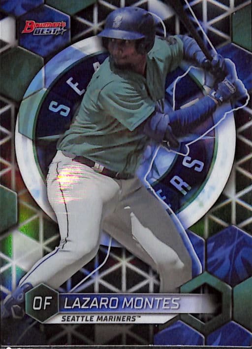 2023 Bowman's Best Seattle Mariners Lazaro Montes Refractor TP-6