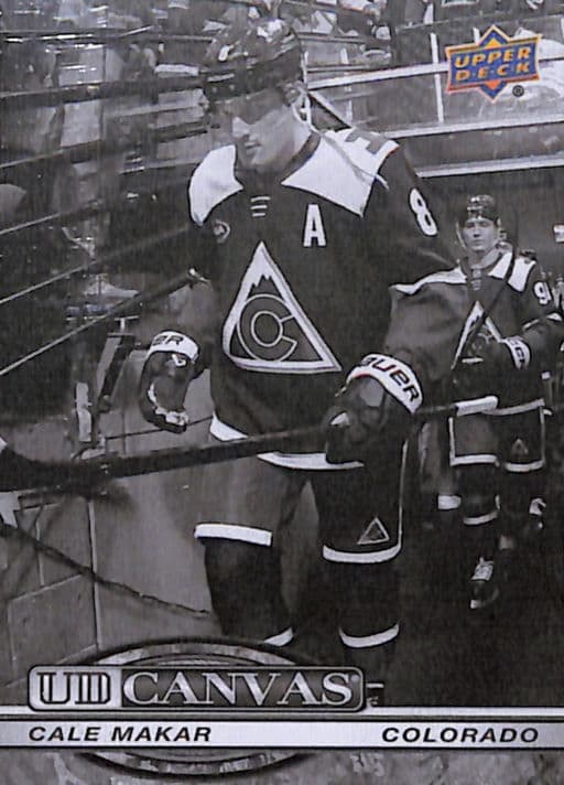 Cale Makar 2025-26 Upper Deck Canvas C-8 B&W Colorado Avalanche