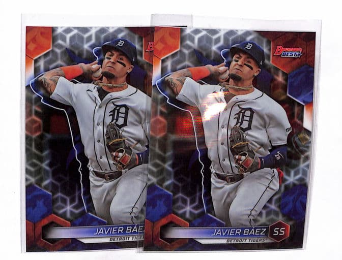 2022 Bowman's Best Detroit Tigers Javier Baez #54 *2 CARDS*