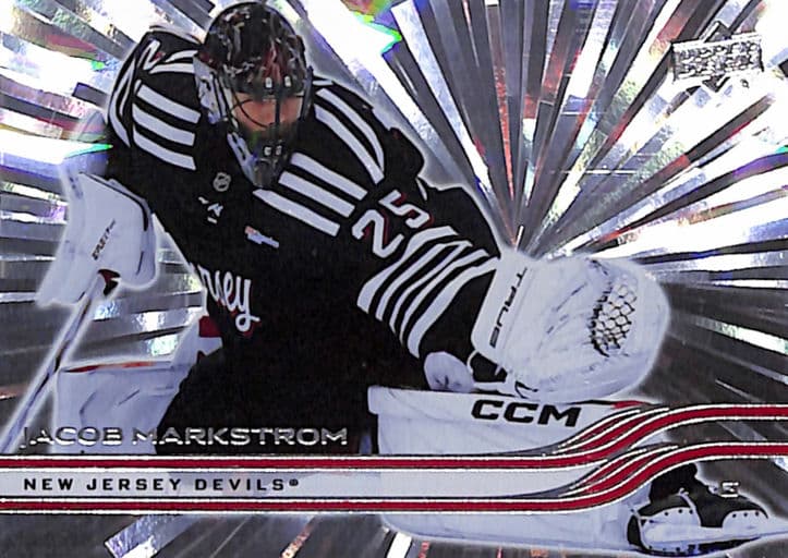 Jacob Markstrom 2025-26 Upper Deck Series 1 #101 Outburst New Jersey Devils