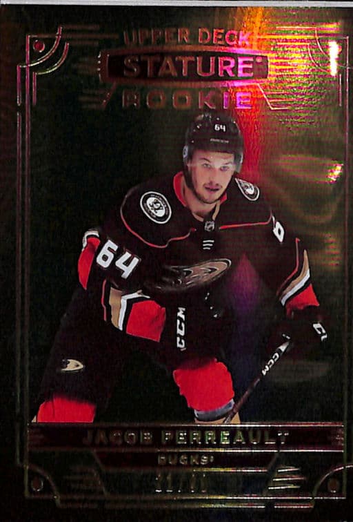 2022-23 Upper Deck Stature Green Anaheim Ducks Jacob Perreault ROOKIE #109 /99