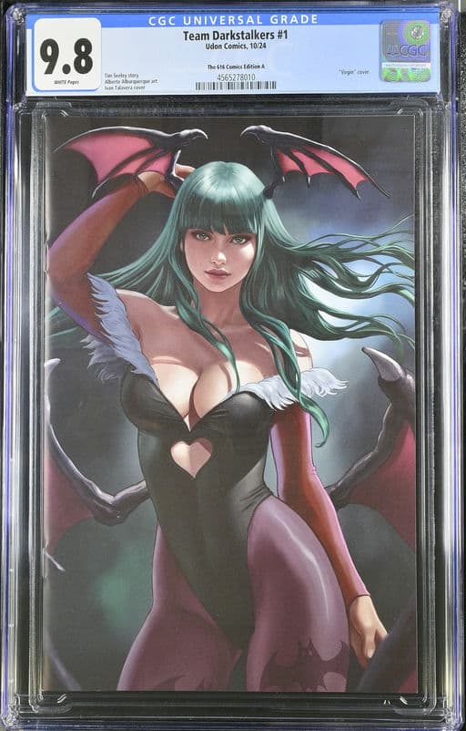 Team Darkstalkers #1 Talavera Virgin Cover Edition A CGC 9.8