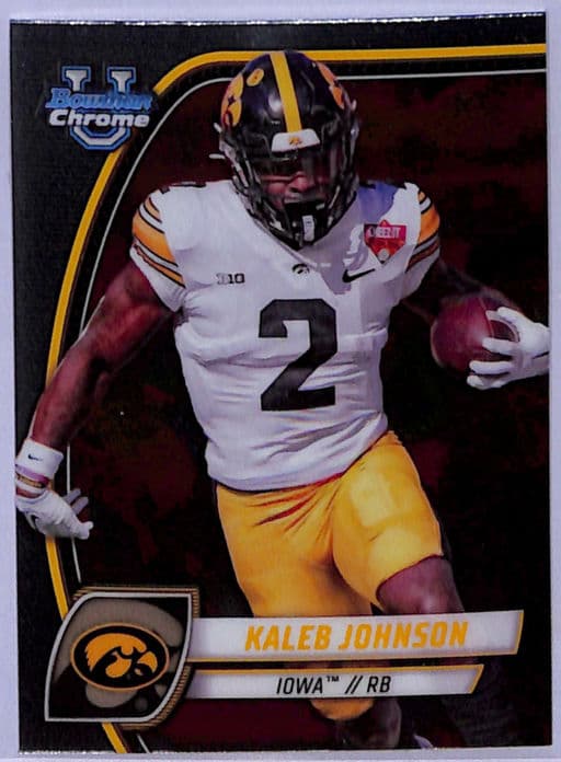 2024 Bowman University Chrome Kaleb Johnson #112