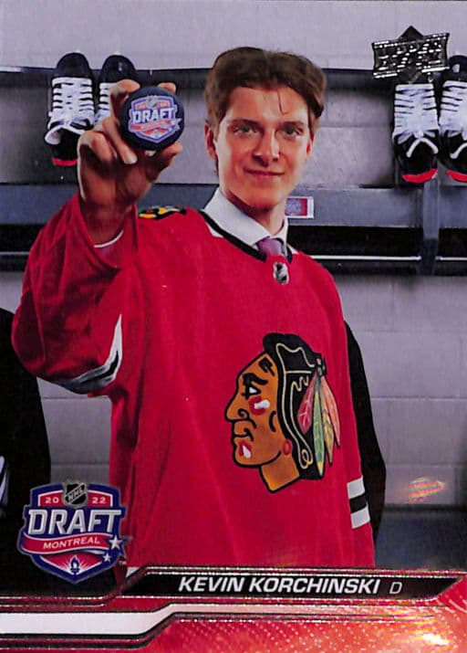 2023-24 Upper Deck Draft Chicago Blackhawks Kevin Korchinski #749
