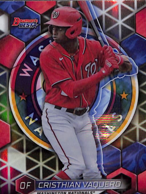 2023 Bowman's Best Washington Nationals Cristhian Vaquero Refractor TP-13