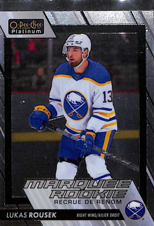 Lukas Rousek 2023-24 O-Pee-Chee Platinum Marquee Rookie #218 Buffalo Sabres