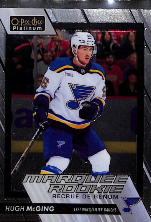 Hugh McGing 2023-24 O-Pee-Chee Platinum Marquee Rookie #242 St. Louis Blues