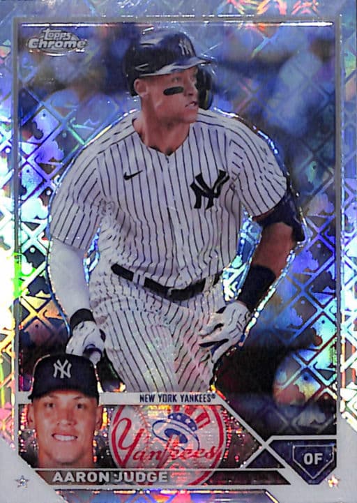Aaron Judge 2023 Topps Chrome #62 Logofractor NY Yankees