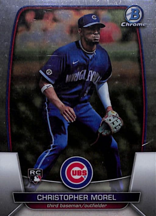 Christopher Morel 2023 Bowman Chrome #71 ROOKIE Chicago Cubs