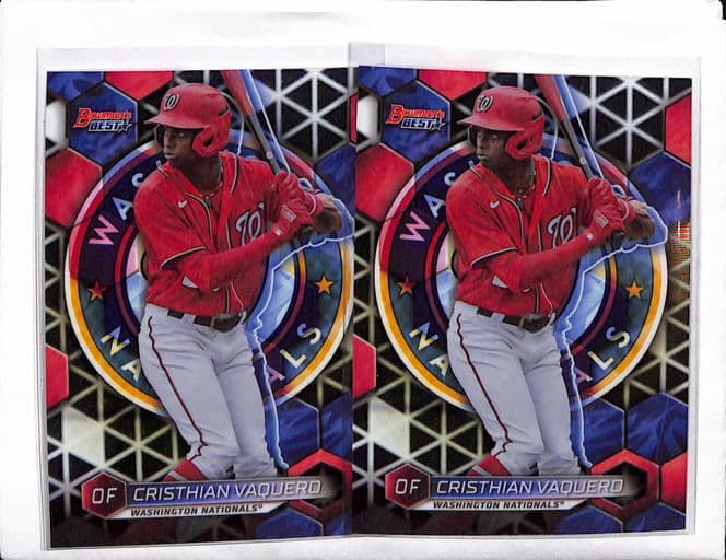 2023 Bowman's Best Washington Nationals Cristhian Vaquero TP-13 *2 CARDS*