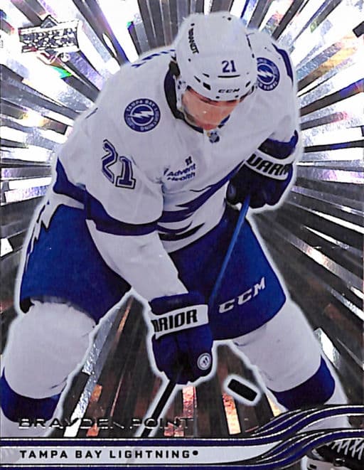 Brayden Point 2025-26 Upper Deck Series 1 #154 Outburst Tampa Lightning