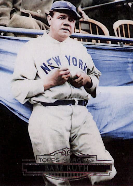 2011 Topps Marque New York Yankees Babe Ruth #36