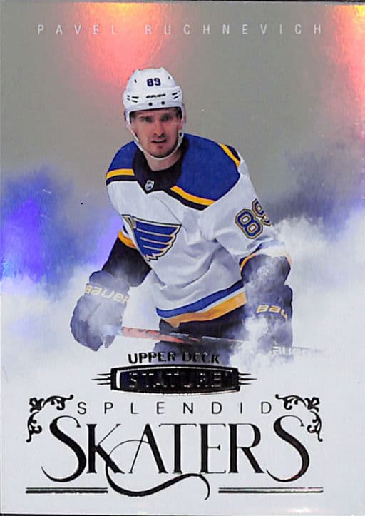 2022-23 Upper Deck Splendid Skaters Red St. Louis Blues Pavel Buchnevich SS-11