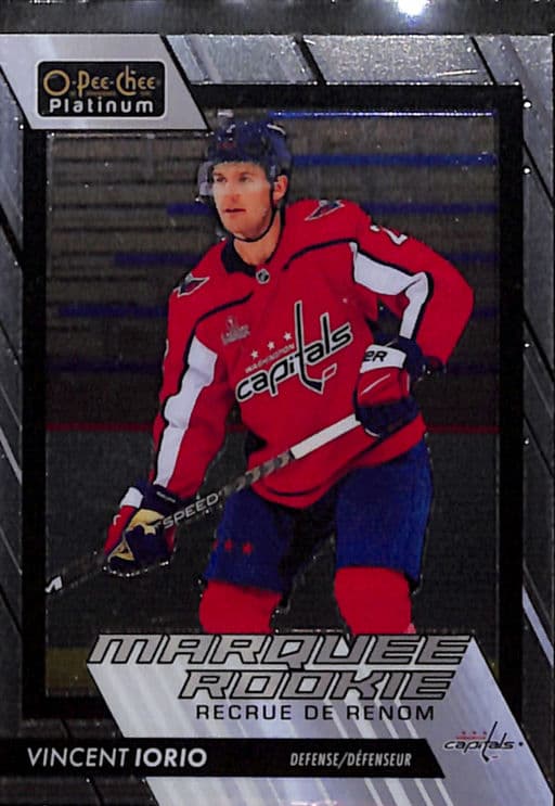 Vincent Iorio 2023-24 O-Pee-Chee Platinum Marquee Rookie #254 Washington Capitals