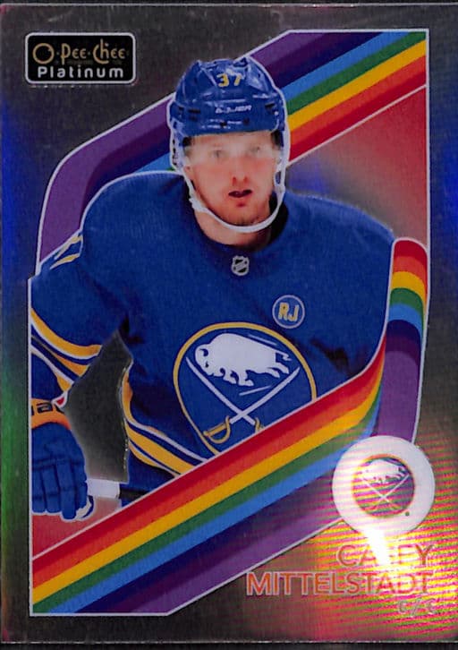 2023-24 O-Pee-Chee Platinum Rainbow Buffalo Sabres Casey Mittelstadt R-27