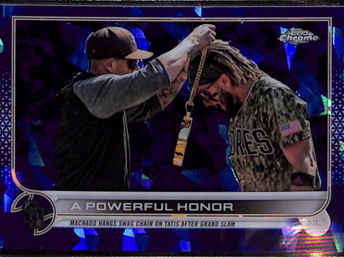 A Powerful Honor 2022 Topps Chrome Sapphire #648 San Diego Padres