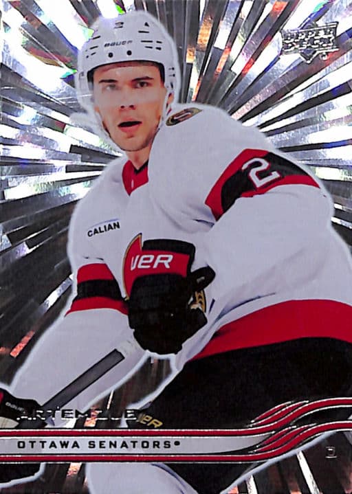 Artem Zub 2025-26 Upper Deck Series 1 #120 Outburst Ottawa Senators