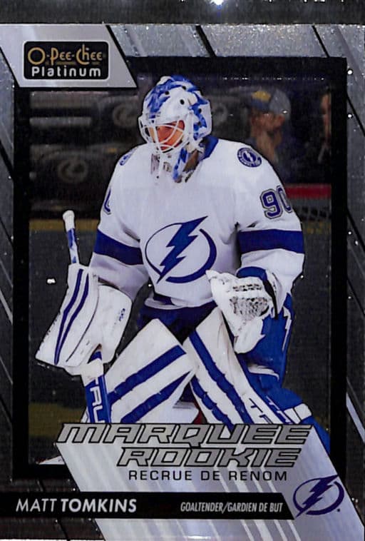 Matt Tomkins 2023-24 O-Pee-Chee Platinum Marquee Rookie #287 Tampa Bay Lightning