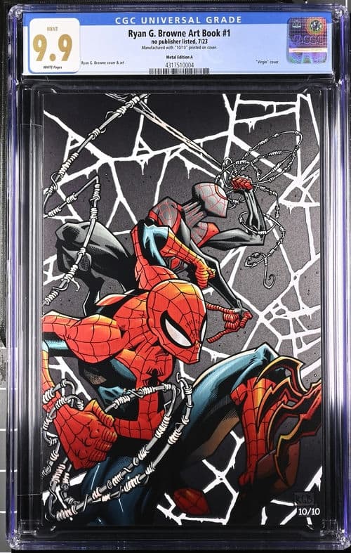 Ryan G. Browne Art Book #1 Metal Edition A 9.9