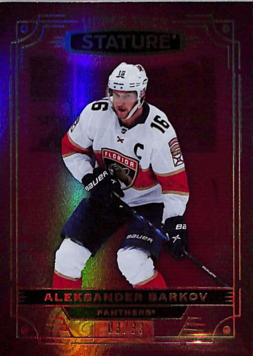 2022-23 Upper Deck Stature Red Florida Panthers Aleksander Barkov #75 /33