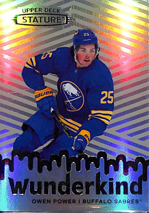 2022-23 Upper Deck Wunderkind Grey Buffalo Sabres Owen Power W-5