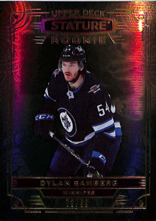 2022-23 Upper Deck Stature Green Winnipeg Jets Dylan Samberg RC #159 /99