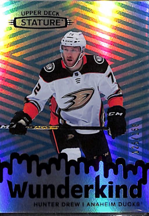 2022-23 Upper Deck Wunderkind Green Anaheim Ducks Hunter Drew W-28 /150
