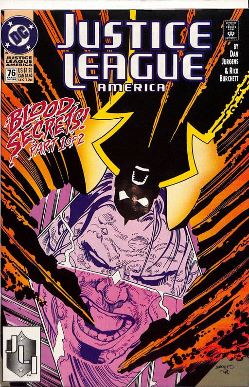 VF Justice League America #76 Dan Jurgens & Rick Burchett 1993