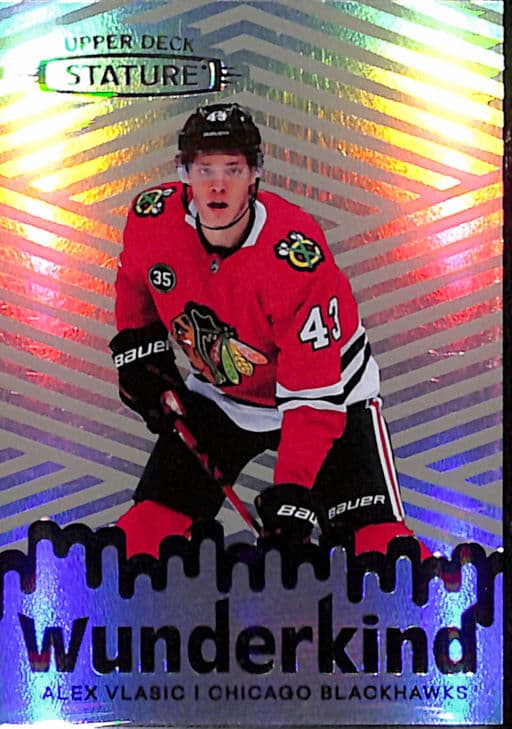 2022-23 Upper Deck Wunderkind Grey Chicago Blackhawks Alex Vlasic W-9