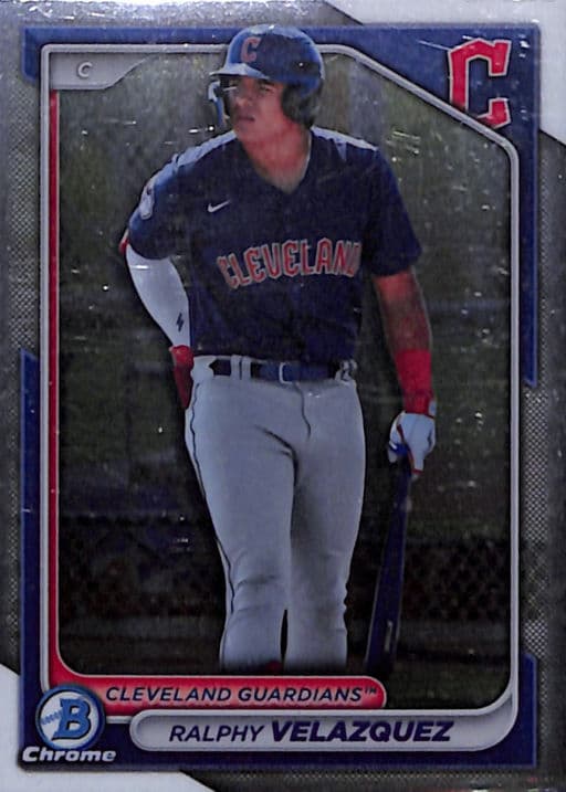 Ralphy Velazquez 2024 Bowman Chrome BCP-29 Cleveland Guardians