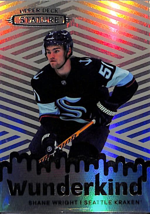 2022-23 Upper Deck Wunderkind Grey Seattle Kraken Shane Wright W-48