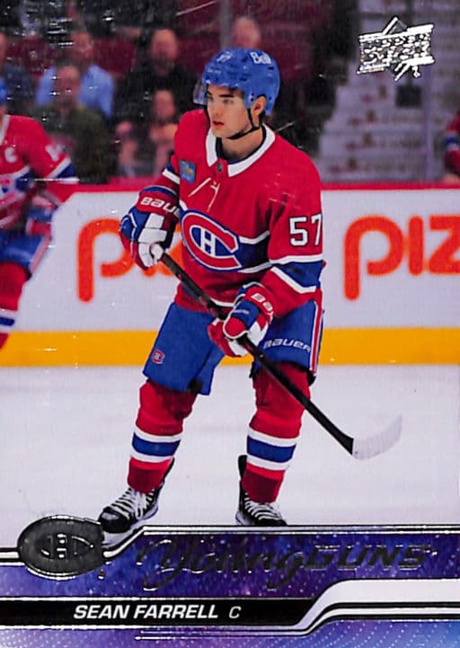 Sean Farrell 2023-24 Upper Deck Series 1 Young Guns #234 Canadiens