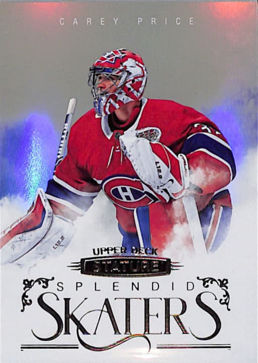 2022-23 Upper Deck Splendid Skaters Montreal Canadiens Carey Price SS-1