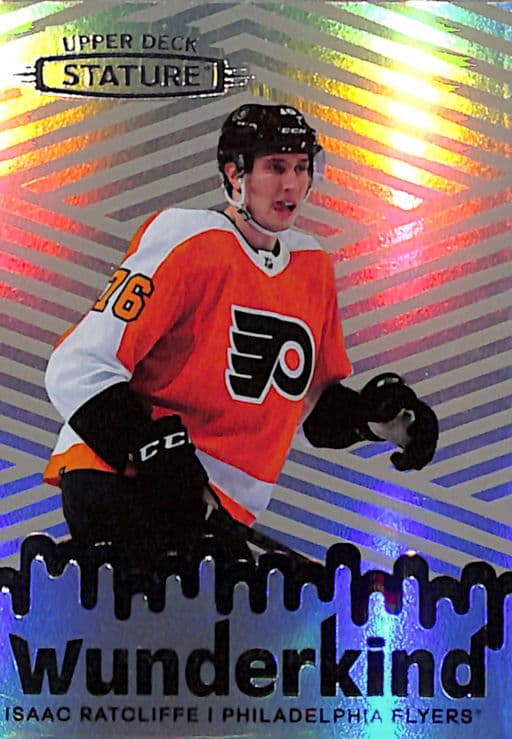2022-23 Upper Deck Wunderkind Grey Philadelphia Flyers Isaac Ratcliffe W-22