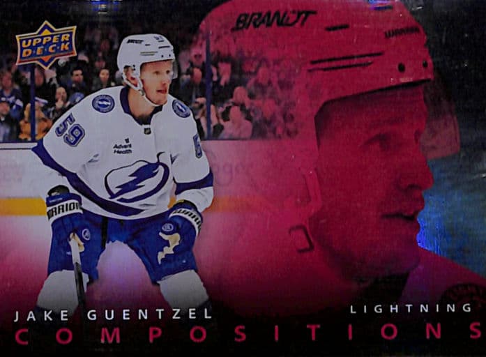 Jake Guentzel 2025-26 Upper Deck Compositions CMP-30 Red Tampa Lightning /199
