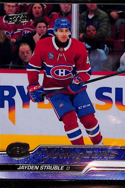 2023-24 Upper Deck Young Guns Montreal Canadiens Jayden Struble #725