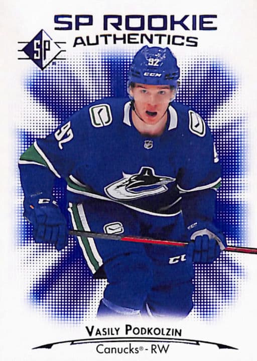 Vasily Podkolzkin 2021-22 SP Rookie Authentics #107 Vancouver Canucks