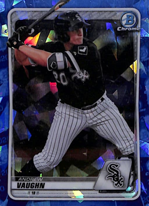 Andrew Vaughn 2020 Bowman Chrome BCP-26 Sapphire Chicago White Sox