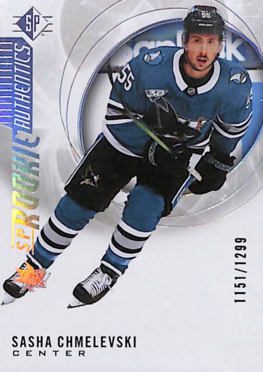 Sasha Chemelevski 2020-21 Upper Deck Rookie Authentics #113 Sharks /1299