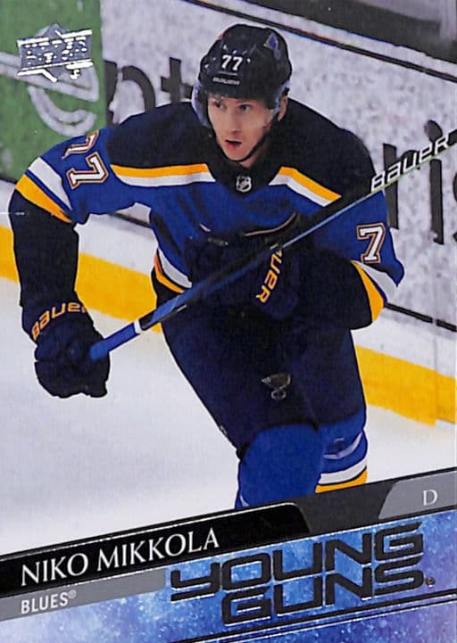 Niko Mikkola 2020-21 Upper Deck Young Guns #470 St. Louis Blues